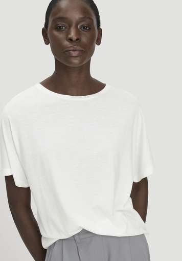 T-Shirt Oversize aus TENCEL™ Lyocell und Bio-Baumwolle - 3