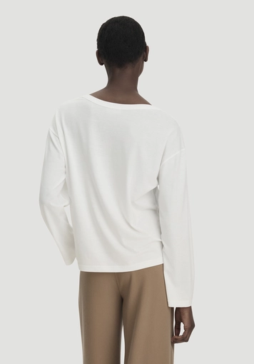 Longsleeve Oversize aus TENCEL™ Lyocell und Bio-Baumwolle - 2