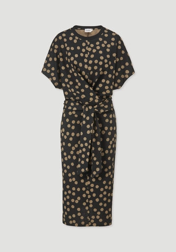 Jersey dress midi oversize made of pure organic cotton - 4