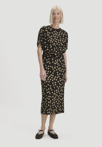 Jersey dress midi oversize made of pure organic cotton - 0