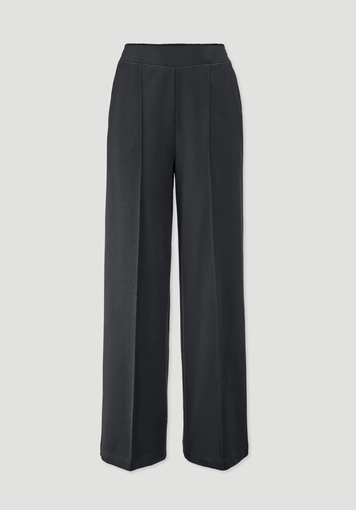 Wide leg relaxed trousers made from organic cotton Wide leg relaxed trousers made from organic cotton