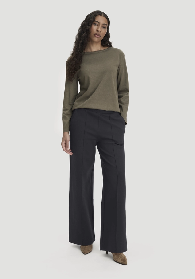 Hose Wide Leg Relaxed aus Bio-Baumwolle