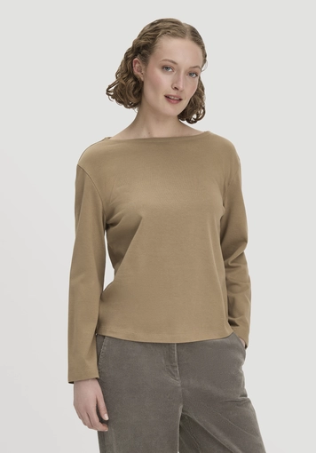 Heavy Jersey Longsleeve Relaxed aus reiner Bio-Baumwolle - 0