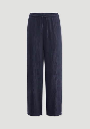 Musselin Schlafhose Relaxed PURE COMFORT aus reiner Bio-Baumwolle