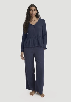 Muslin sleep pants Relaxed PURE COMFORT made of pure organic cotton
