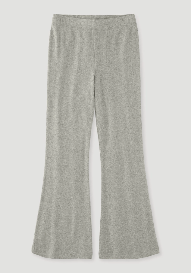 Rib Leggings Flared made of organic cotton