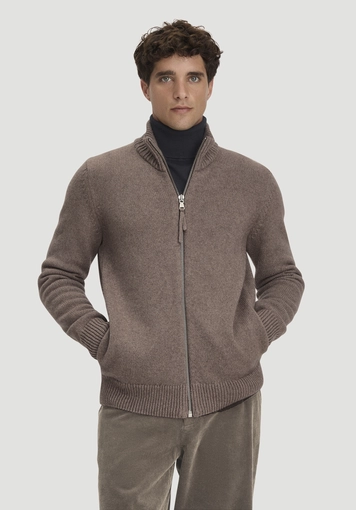 Strick Jacke Regular aus Bio-Merinowolle mit Bio-Baumwolle - 4
