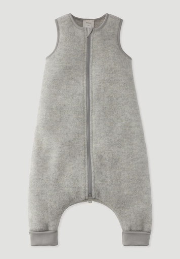 Wool fleece sleeping bag made from pure organic merino wool - 0