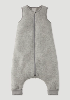 Wool fleece sleeping bag made from pure organic merino wool
